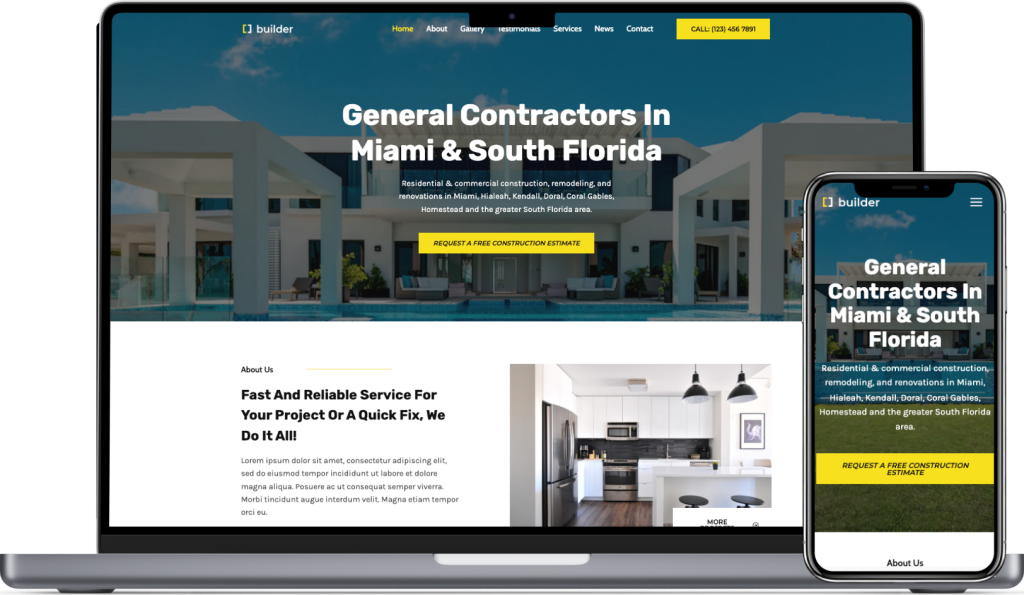 demo builder web design miami